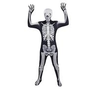 Moonlove Halloween Jumpsuit for Kids Boys Girls Skull Skeleton Zombie Ghost Demon Cosplay Roleplay Costume Jump Suit Family Outings Halloween Party Fancy Dress Outfit Overall Bodysuit