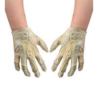 Moonlove Horrific Zombie Gloves Elastic Scary Demon Ghost Hands Gloves Halloween Werewolf Beast Mittens Cosplay Fancy Dress Paws Claws Party Supplies Costume Prop