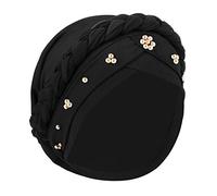 Moonlove Islamic Prayer Turban Muslim Fashion Braid Beanie Hat Women Hijab Cap Worship Headpiece Arabia Arab Bandana Instant Head Wrap Hair Loss Hair Accessories