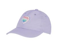 Moonlove Kids Baseball Peaked Cap with Stylish Heart Patch Adjustable Fast Dry Cotton Hat Children School Sports Sun Protection Sunhat Travel Beach Hat Visor for Boys Girls 3-8 Years Old Purple
