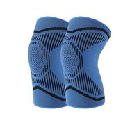 Moonlove Kids Compression Knee Support Sleeves Elastic Knitted Child Knee Brace Strap Protector Guard for Sports Running Basketball Football Skating, Boys Girls from 5-10 Years Old, 1 Pair