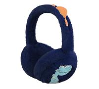 Moonlove Kids Dinosaur Earmuffs Winter Warm Thermal Ear Muffs Plush Fuzzy Adjustable Foldable Ear Cover Thicken Windproof Coldproof Cycling Warmer Protection for Boys Girls