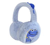 Moonlove Kids Dinosaur Earmuffs Winter Warm Thermal Ear Muffs Plush Fuzzy Adjustable Foldable Ear Cover Thicken Windproof Coldproof Cycling Warmer Protection for Boys Girls
