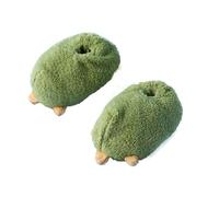 Moonlove Lovely Dinosaur Claw Slippers for Couples Novelty Funny Animal Paw Feet Slippers Soft Coral Fleece Winter Warm House Shoes Cute Cartoon Plush Home Mules Halloween Christmas Costume