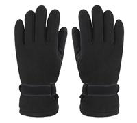 Moonlove Men Women Winter Warm Gloves Unisex Adults Adjustable Thickened Polar Fleece Lined Mittens Outdoor Activities Thermal Windproof Anti-slip Gloves for Skating Hiking Cycling