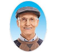 Moonlove Personalized Memorial Porcelain Portrait for Tombstone Headstone, Custom Waterproof Ceramic Photo Tile, Headstone Picture Plaque Frame for Gravestone Monument Cemetery Graveyard, 3”-7”