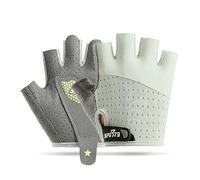 Moonlove Toddlers Half Finger Cycling Gloves Summer Thin Breathable Sports Bike Riding Mittens Shockproof Fingerless Skateboarding Climbing Handgear Hand Protector for Boys Girls 1-3 Years Old