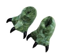 Moonlove Winter Warm Slippers Women Men Furry Realistic Monster Paw Plush Slippers Unisex Adults Animals Dinosaur Claw Soft Thick Shoes Indoor House Cosplay Costume Set Foot Warmer