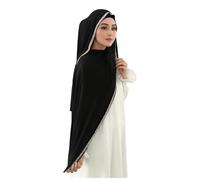 Moonlove Women Elegant Rhinestone Embellished Hijab Scarf Fashion Accessory Versatile Head Wrap Headscarf Shemagh Arab Keffiyeh Muslim Turban Desert Shawl for Formal & Daily Wear