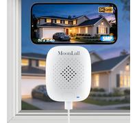 MoonLull SafeView Window Camera,5MP 3K Security Camera with Colour Night Vision,Anti-Glare Window Cameras for Home Securitya,2.4/5GHz WiFi,AI Motion Alert,Tool-Free,No Monthly Fees-Just Use an SD Card