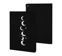 Moons Phases Cute Tablet Case No Pen Slot Lightweight Hard Protective Cover Compatible with Ipad 9th/ 8th/ 7th