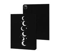 Moons Phases Cute Tablet Case No Pen Slot Lightweight Hard Protective Cover Compatible with Ipad 9th/ 8th/ 7th