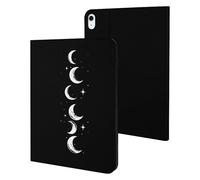 Moons Phases Cute Tablet Case No Pen Slot Lightweight Hard Protective Cover Compatible with Ipad 9th/ 8th/ 7th