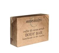 Moonshadow All Natural Ingredients Soap Bar For All Skin Types Handmade in Sri Lanka 100g (Coffee & Cacao Scrub)
