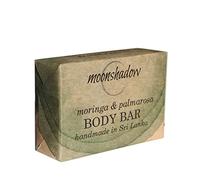 Moonshadow All Natural Ingredients Soap Bar For All Skin Types Handmade in Sri Lanka 100g (Moringa & Palmarosa)