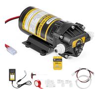 Moonshan 200GPD Booster Pump for RO System Complete Kit Suitable for Home Reverse Osmosis Water Filter System Quick-Connection Design High Pressure Switch Pressure Adjustable (8800)
