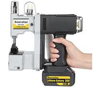 Moonshan Cordless Bag Closing Machine 2s/bag Bag Sewing Machine Cordless Portable Bag Sewer 8.1Lbs Automatic Woven Bag white