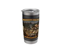 Moonshine Goes in Wisdom Comes Out Distilling Accessories Stainless Steel Insulated Tumbler
