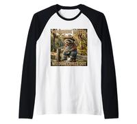 Moonshine Goes in Wisdom Comes Out Distilling Vintage Raglan Baseball Tee