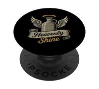 Moonshine Jug Celestial Feathered Design PopSockets Adhesive PopGrip