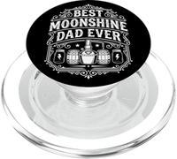 Moonshine Lover Spirit Distiller Redneck Moonshiner Dad Men PopSockets PopGrip for MagSafe