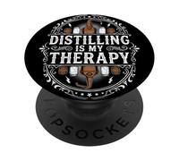 Moonshine Lover Spirit Distiller Still Moonshiner Therapy PopSockets Adhesive PopGrip