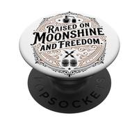 Moonshine Lover Spirit Distiller Still Redneck Moonshiner PopSockets Adhesive PopGrip