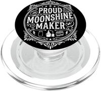Moonshine Lover Spirit Distiller Still Redneck Moonshiner PopSockets PopGrip for MagSafe
