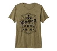 Moonshine Lover Spirit Distiller Still Redneck Moonshiner Premium T-Shirt