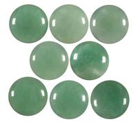 moonsix 10 PCS Round-Shaped Crystal Cabochons, 22 mm, Stone