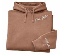 MoonSpy Custom Mrs. Embroidered Sweatshirt Hoodie Tshirt | Personalized Bride to Be Sweatshirt with Date Name,Future Mrs Hoodie, Engagement Gift & Honeymoon Outfit for Couples