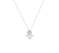 Moonstone Creative Shape Pendant 925 Silver Clavicle Chain Interesting for Girlfriend jewelry necklace