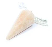 MOONSTONE DOWSER PENDULUM CRYSTAL HEALING REIKI FENG SHUI GIFT POSITIVE ENERGY METAPHYSICAL GEMSTONE MEDITATION PEACE WELLNESS