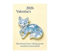 Moonstone Pocket Card - Acrylic Animal Figurine, Romantic Sentimental Design, Compact Decorative Mementos, Elegant Charming Display | Valentine's Day Birthday Gift for Couple Lovers