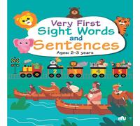 Moonstone Very First Sight Words & Sentences Paperback Book Moonstone Multicolor
