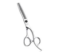 Moontay 6.0" Professional Hair Thinning Texturizing Scissors, Salon Haircut Shears for Stylists, Barbers, Hairdresser, 440C Japanese Stainless Steel, Silver