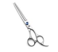 Moontay Dog Grooming Straight, Curved, Thinning/Blending/Chunking Scissors Kit, JP-440C Stainless Steel Pet Cat Hair Cutting/Trimming Shears