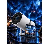 Moonveil Dark Fantasy Projector, Quick Setup, Immersive Dark Fantasy 4K | Moonveil Fantasy Room Projector, 180° Projection, Wi-Fi 6 & Bluetooth, HDMI/USB, Auto Focus, Immersive Atmosphere