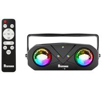 Moonwave Multi Colour 6-in-1 Party Light LED Disco Ball, Multi-Laser & Ocean/Flame Mood Effect