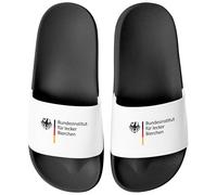 MoonWorks® Unisex Bathing Slippers with Print Federal Institute for Delicious Beer Printed Men Women Bathing Shoes Men Women Gift, Delicious beer black and white, 11 UK