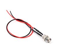 Moonyeu LED Light Bulbs, 4PCS 12V DC 8mm LED Indicator Light Directional Ultra Bright Bulbs Lamp Warning Pilot Dash for Universal Cars, Van, Trucks, Boats (White)