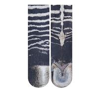 MoonyLI Unisex Animal Foot Socks Animal Paw 3D Simulation Print Crew Socks Funny Animal Pattern Kids Socks, zebra, standard size