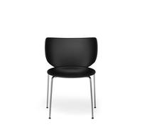 Moooi Hana Dining Chair Black/Chrome Stackable