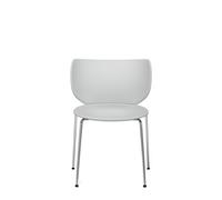 Moooi Hana Dining Chair Concrete/Chrome Stackable