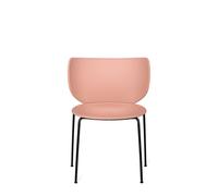 Moooi Hana Dining Chair Dusty Pink/Black Stackable