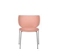 Moooi Hana Dining Chair Dusty Pink/Chrome Stackable
