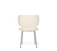 Moooi Hana Dining Chair Oyster White/Chrome