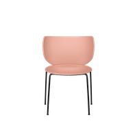 Moooi Hana Dining Chair Unpadded Set of 2 Dusty Pink/ Black Stackable