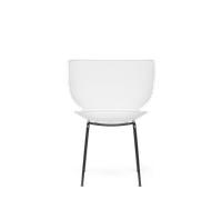 Moooi Hana Dining Chair Unpadded Set of 2 White/ Black