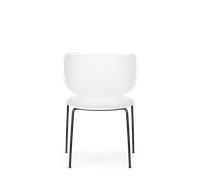 Moooi Hana Dining Chair Unpadded Set of 2 White/ Black Stackable